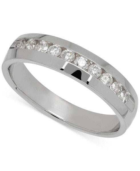 Кольцо Macy's Diamond Band White Gold 1/2 ct.