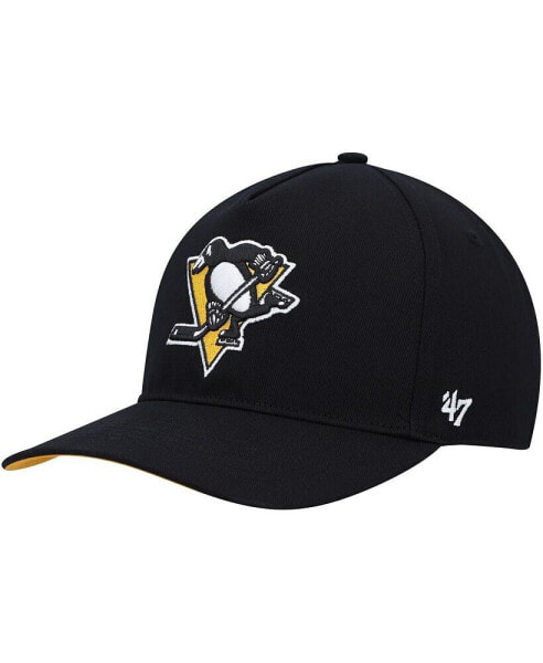 Men's Black Pittsburgh Penguins Primary Hitch Snapback Hat