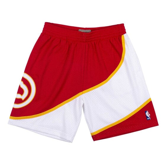 MITCHELL & NESS NBA SWINGMAN SHORTS ATLANTA HAWKS 86