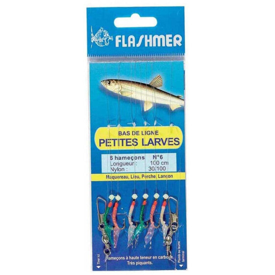 Приманка для рыбалки Flashmer Petites Larves Feather Rig