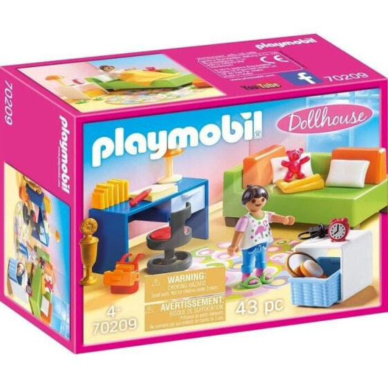 Игровой набор Playmobil 70209 Children's room with sofa bed (Детская комната с диваном)