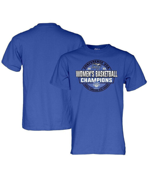 Men's Royal Middle Tennessee State Blue Raiders 2023 C-USA Women's Basketball Conference Tournament Champions Locker Room T-shirt
