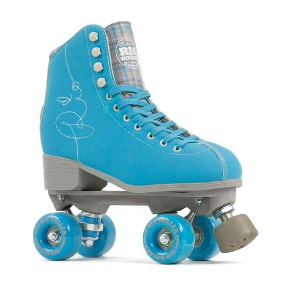 Роликовые квады Rio Roller Signature Roller Skates, летняя коллекция, яркие цвета, раемская эмблема.