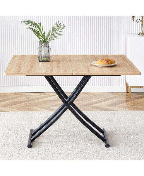 Adjustable Height Foldable Table with Easy Assembly