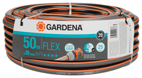 Gardena 18055-20 - 50 m - Above ground - Grey - Orange - 25 bar - 1.9 cm - 1 pc(s)