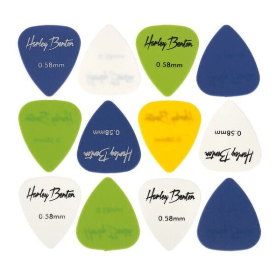 Harley Benton Nylon Player Pick Set 0,58mm