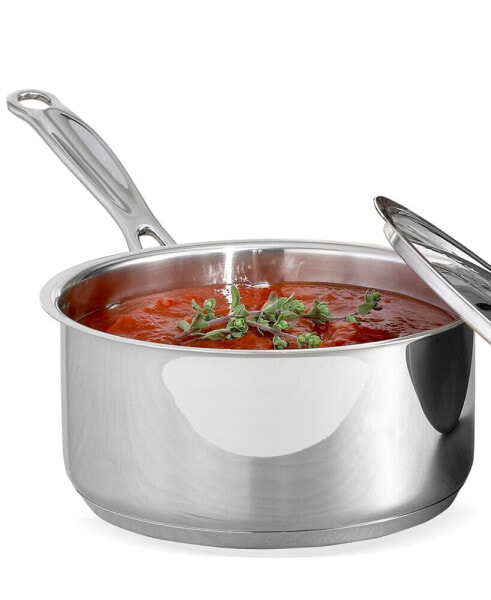 Chef's Classic Stainless Steel 1.5 Qt. Covered Saucepan