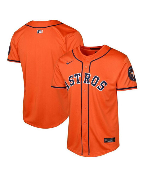 Big Boys and Girls Orange Houston Astros Alternate Limited Jersey