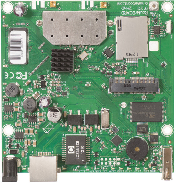 MikroTik RB912UAG-2HPND - Single-band (2.4 GHz) - Wi-Fi 4 (802.11n) - 983.7 Mbit/s - IEEE 802.11b - IEEE 802.11g - IEEE 802.11n - 128 MB - 64 MB