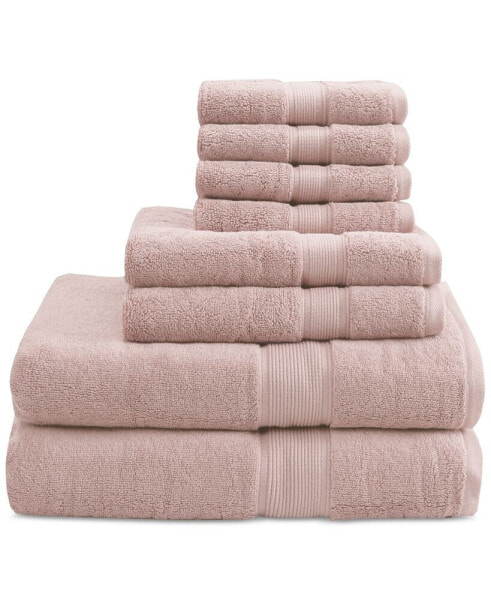 Solid 800GSM Cotton 8-Pc. Bath Towel Set