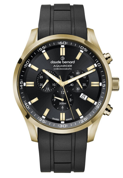 Claude Bernard Herren Uhr Aquarider Chronograph