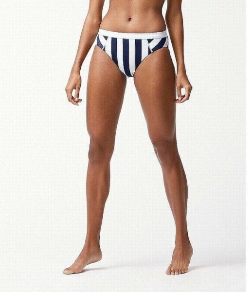 Tommy Bahama Blue Women's Sz. XS Striped Bikini Bottom 148171