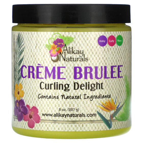 Alikay Naturals, Creme Brulee, Curling Delight, 227 г (8 унций)