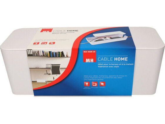 Коробка для кабелей из пластика белого цвета Max Hauri Cable Home Cable Facility - Model: Cable box - Floor