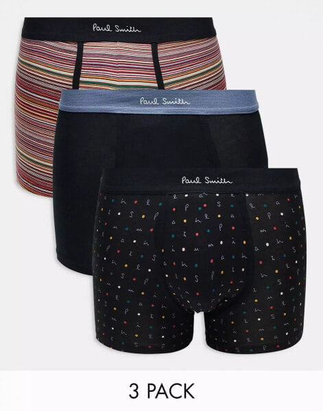 Paul Smith 3 pack trunks in multi