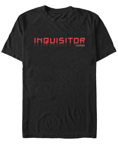 Star Wars Men's Jedi Fallen Order Inquisitor Text T-shirt