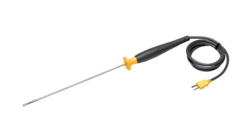 Fluke SureGrip - Test probe - Black - Silver - Yellow - Stainless steel - PVC - 1 m - 60 V