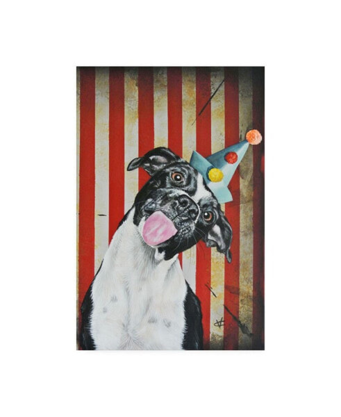 Victoria Coleman Party Dog I Canvas Art - 20" x 25"