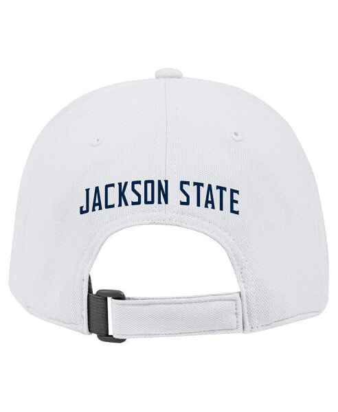 Men's White Jackson State Tigers Blitzing Accent Iso-Chill Adjustable Hat