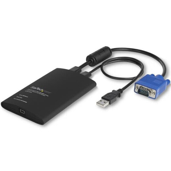 StarTech.com USB Crash Cart Adapter with File Transfer & Video Capture - 1920 x 1200 pixels - Full HD - Black