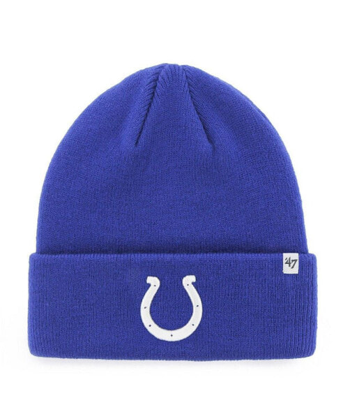 Men's '47 Royal Indianapolis Colts Primary Basic Cuffed Knit Hat