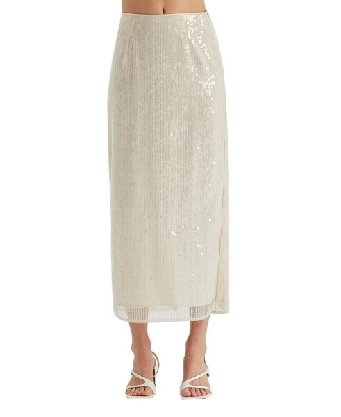 Women's Mavis Sequins Midi Skirt