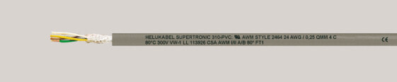 Helukabel 49888 Schleppkettenleitung S-TRONIC 310-PVC 5 x 0.14 mm² Grau 100 m