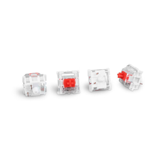 Sharkoon Kailh BOX Red - Keyboard cap - Red - White