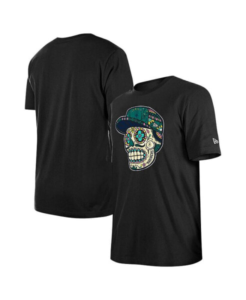 Men's Black Seattle Mariners Sugar Skulls T-Shirt