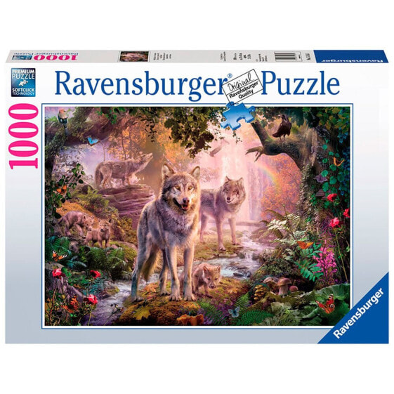 Пазл развивающий Ravensburger Волки летом 1000 элементов