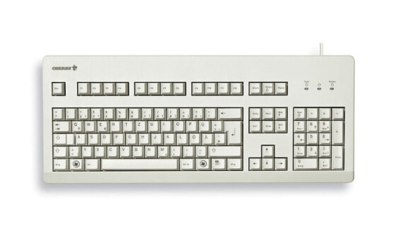 Cherry Classic Line G80-3000 - Keyboard - 105 keys QWERTY - Gray