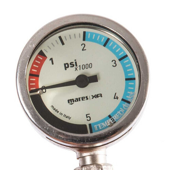 MARES XR SPG52 15 cm Rubber Oxygen-XR Line Pressure Gauge