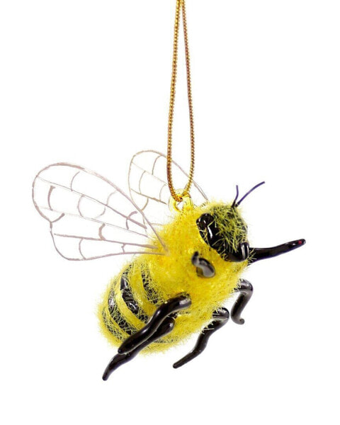 Cody Foster & Co. In Flight Honeybee Ornament Multicolor