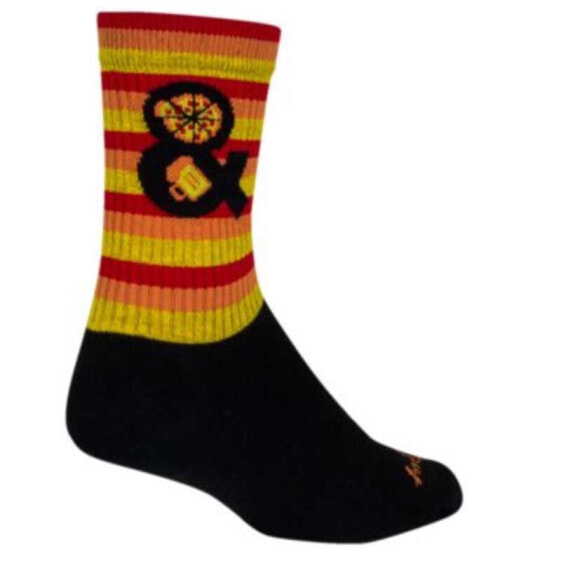 SOCKGUY Crew 6´´ Pizza & Beer socks