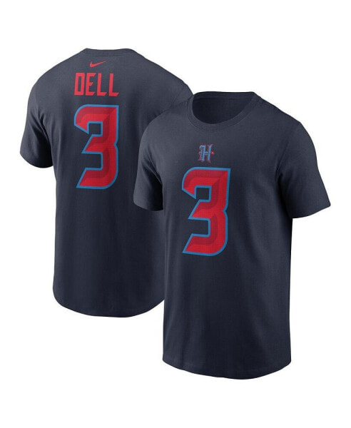 Men's Tank Dell Navy Houston Texans Name Number T-Shirt