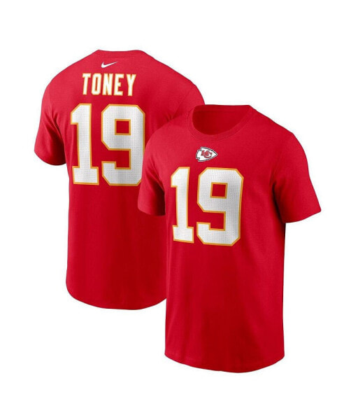 Футболка Nike мужская с именем и номером игрока Kansas City Chiefs, Кадариус Тони, красная