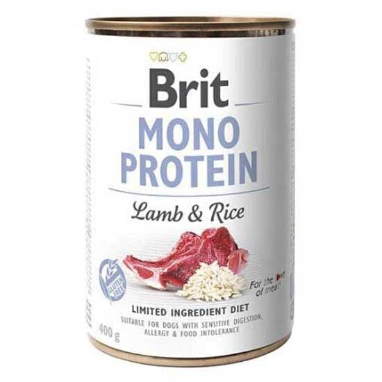 BRIT Mono Protein Lamb With Rice 400g Wet Dog Food