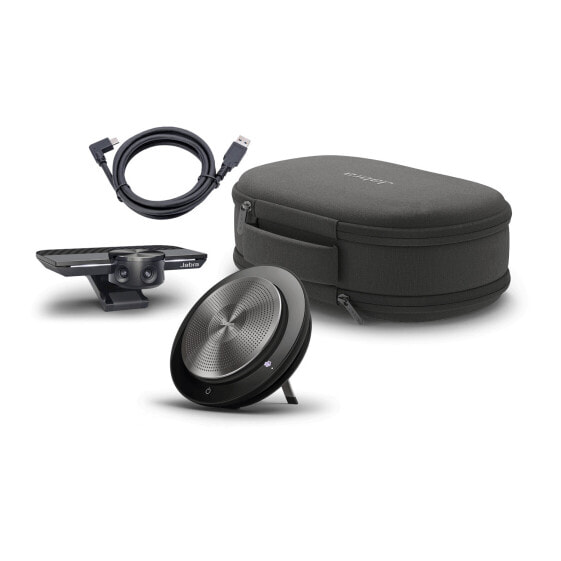 Jabra PanaCast Meet Anywhere ( PanaCast - Speak 750MS - 1m Cable - Case) - Group video conferencing system - 4K Ultra HD - Black