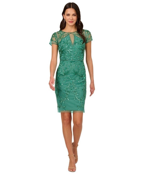 Women's Beaded Cocktail Dress