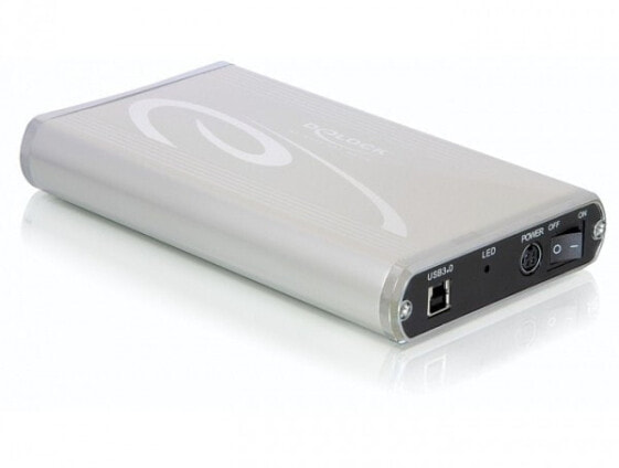 Delock 3.5" External Enclosure SATA HDD to USB 3.0 - Speichergehäuse - 3.5" 8.9 - Case - 3.5"