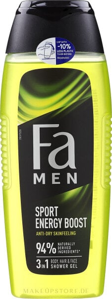 Duschgel - Fa Man Xtreme Energy Boost 3in1 Shower Gel 400 ml