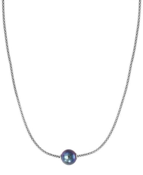 EFFY® Gray Cultured Freshwater Pearl Pendant Necklace in Sterling Silver, 16" + 2" extender