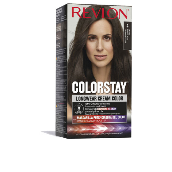 COLORSTAY tinte color permanente #4-castaño 4 u