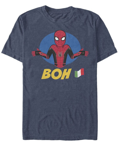 Marvel Men's Spider-Man Far From Home Boh Spidey Shrug, Short Sleeve T-shirt