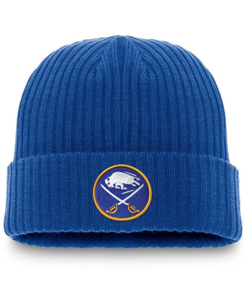 Men's Royal Buffalo Sabres Core Primary Logo Cuffed Knit Hat