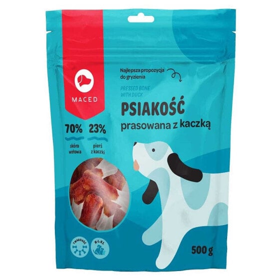 MACED Pressed bone with duck 500g dog treat