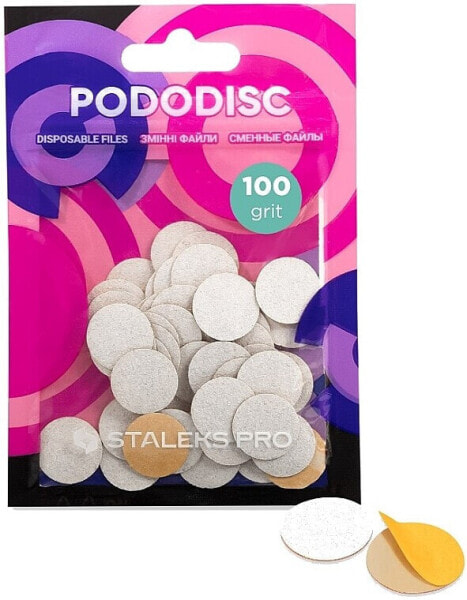 Ersatzscheiben für Pediküre-Disk Pododisc S weiß 100 Körnung 50 St.