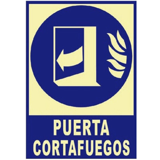 NORMALUZ Puerta Cortafuegos Sign 21x30 cm