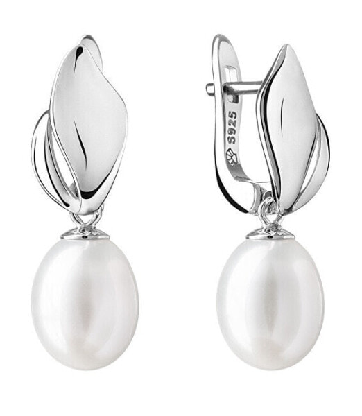 Серьги Silvego Maeve White Pearls