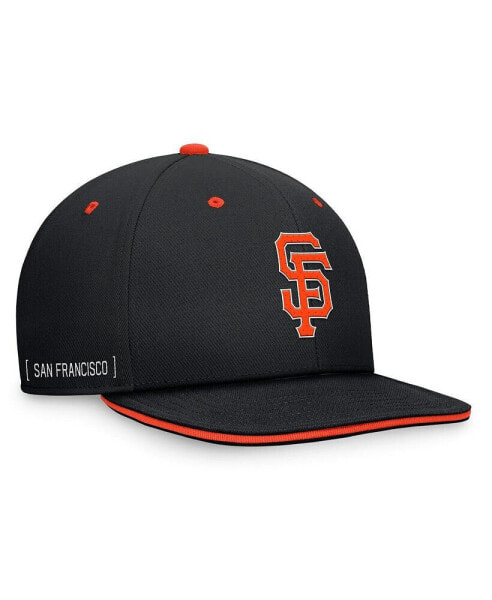 Men's Black San Francisco Giants Primetime Pro Performance Snapback Hat